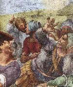 Michelangelo Buonarroti The Conversion of Saul oil